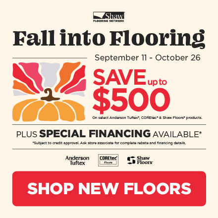 AJ Rose - Shaw National - Fall into Flooring Sale 2026