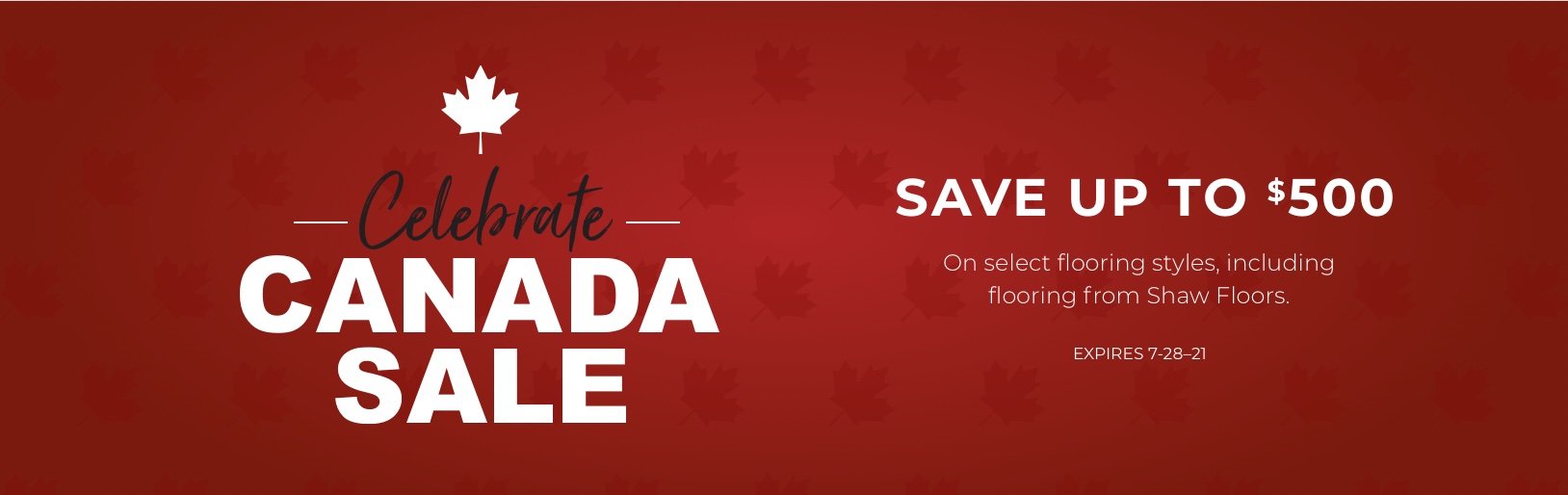 Canada Day Sale