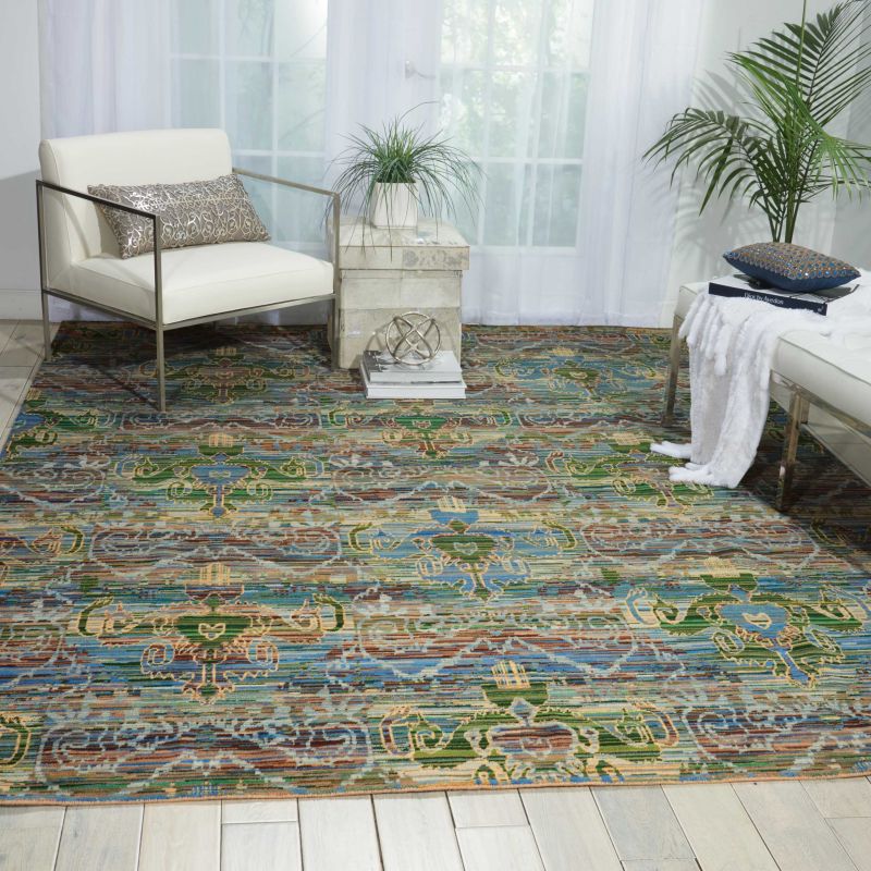 Nourison Rhapsody Seaglass Rug