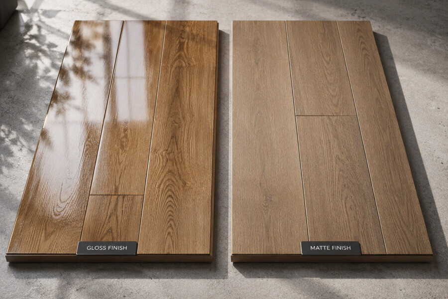 Exploring Gloss Matte and Textured Flooring for Your Home