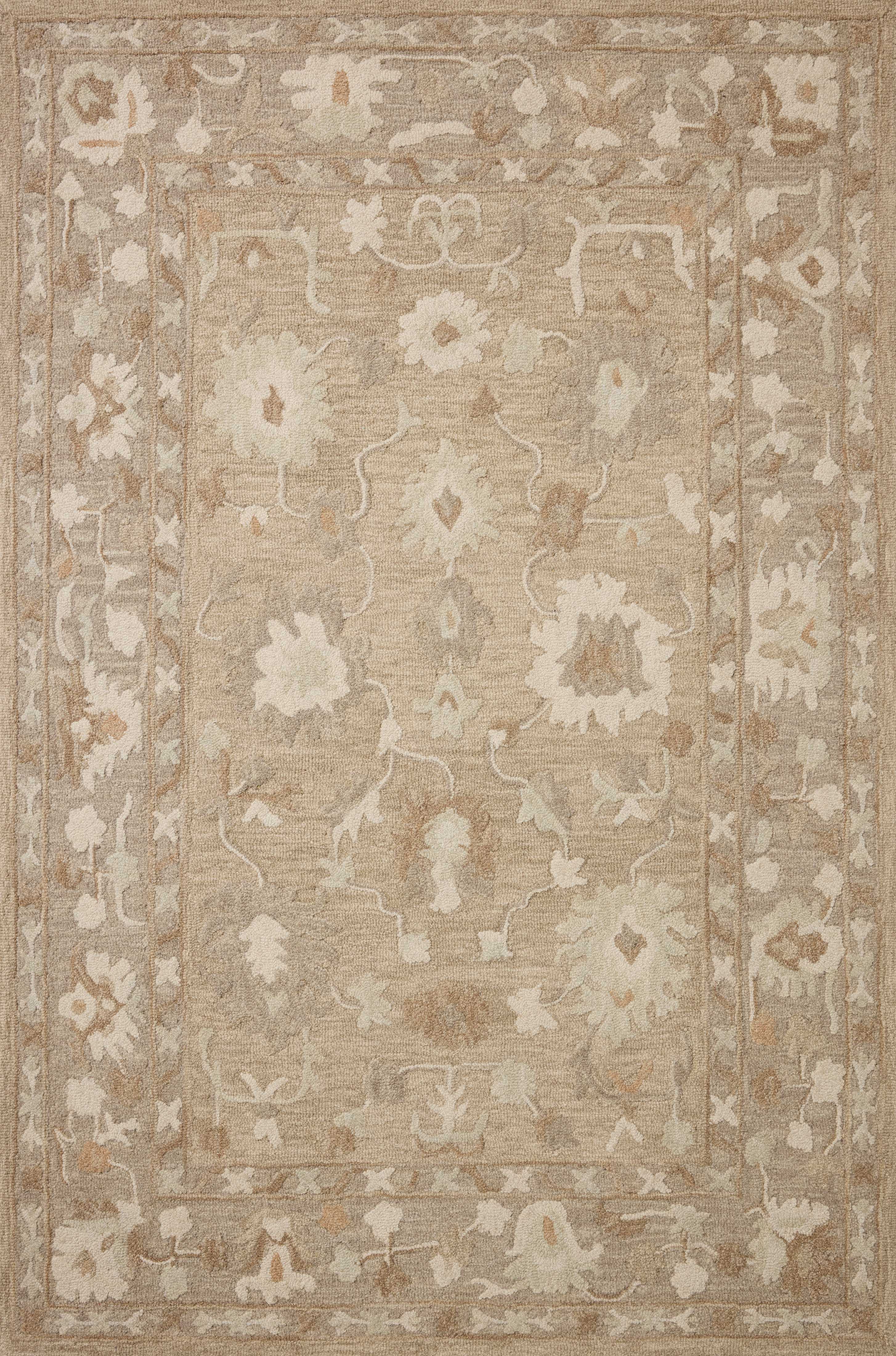 Area Rug | Chris Loves Julia X Loloi Dorothea DRT-02 Khaki / Dove