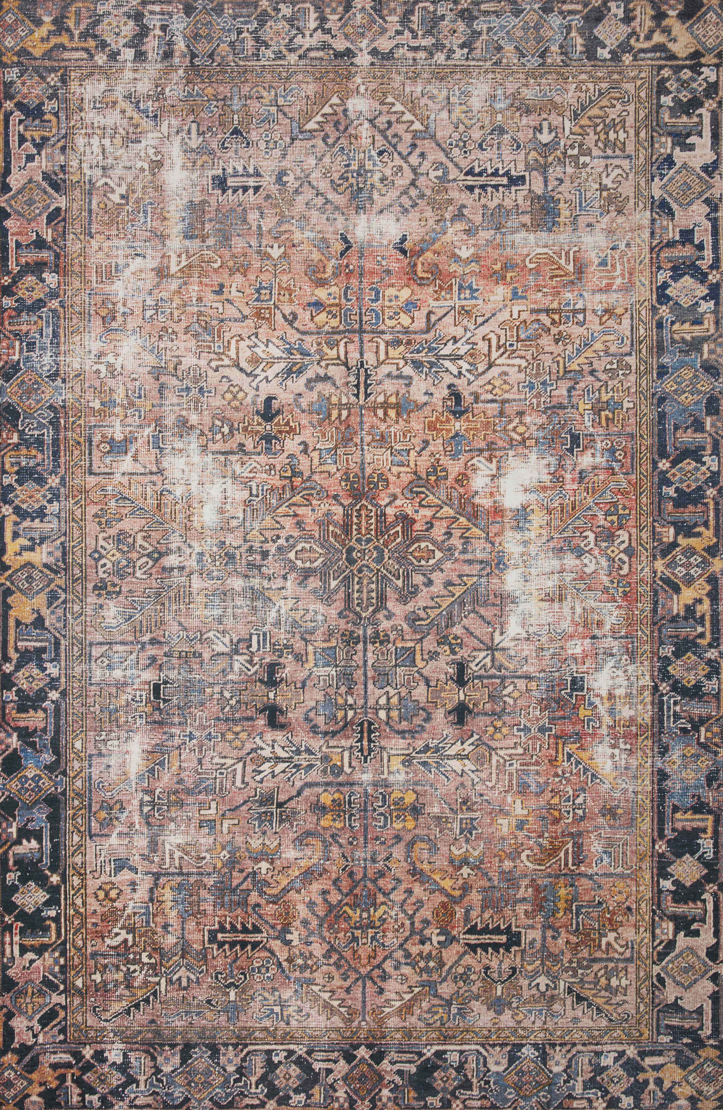 ゆうこ Area Rug | Chris Loves Julia X Loloi Jules JUL-02 Terracotta