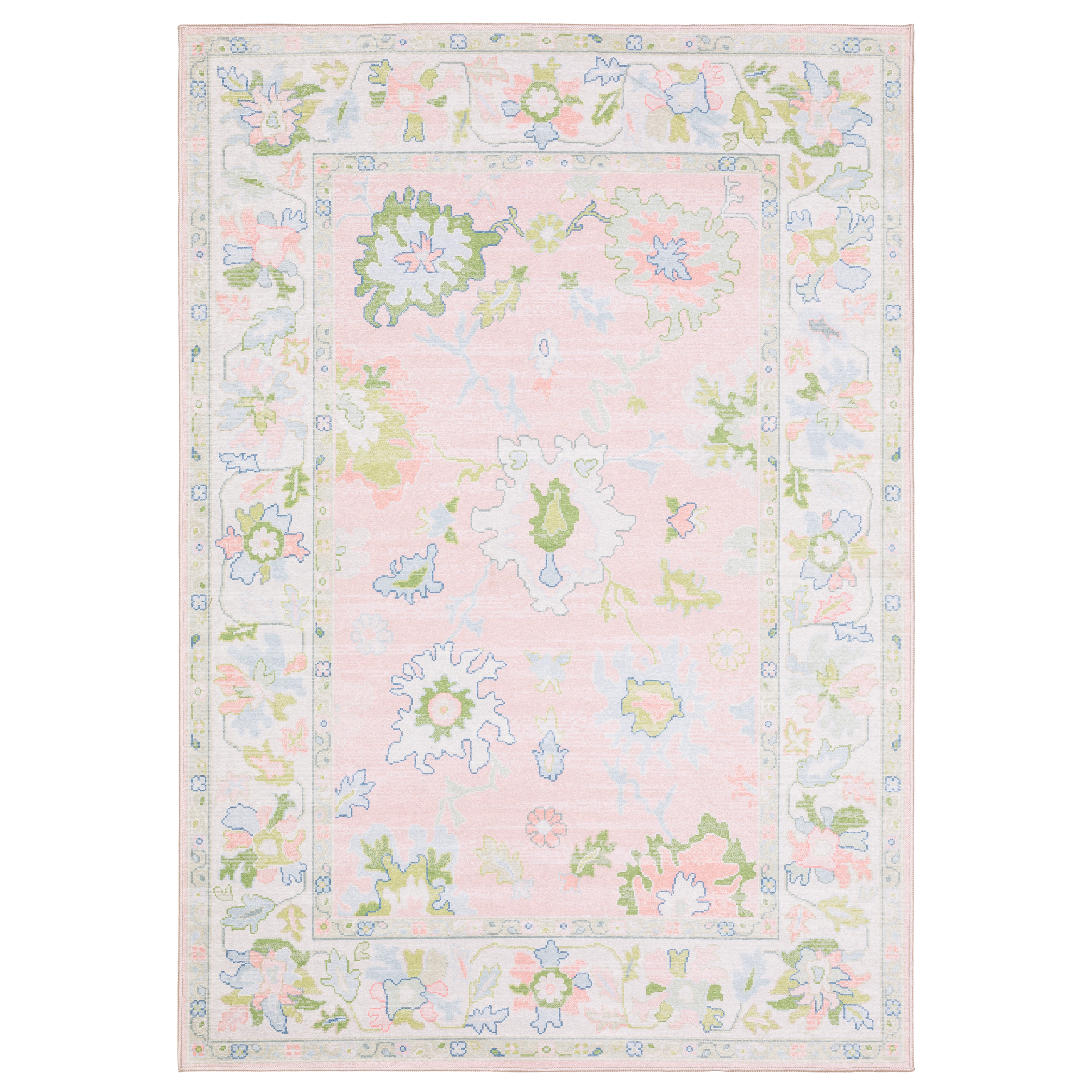 Area Rug | Oriental Weavers ADDISON add04 Pink | Flooring Liquidators