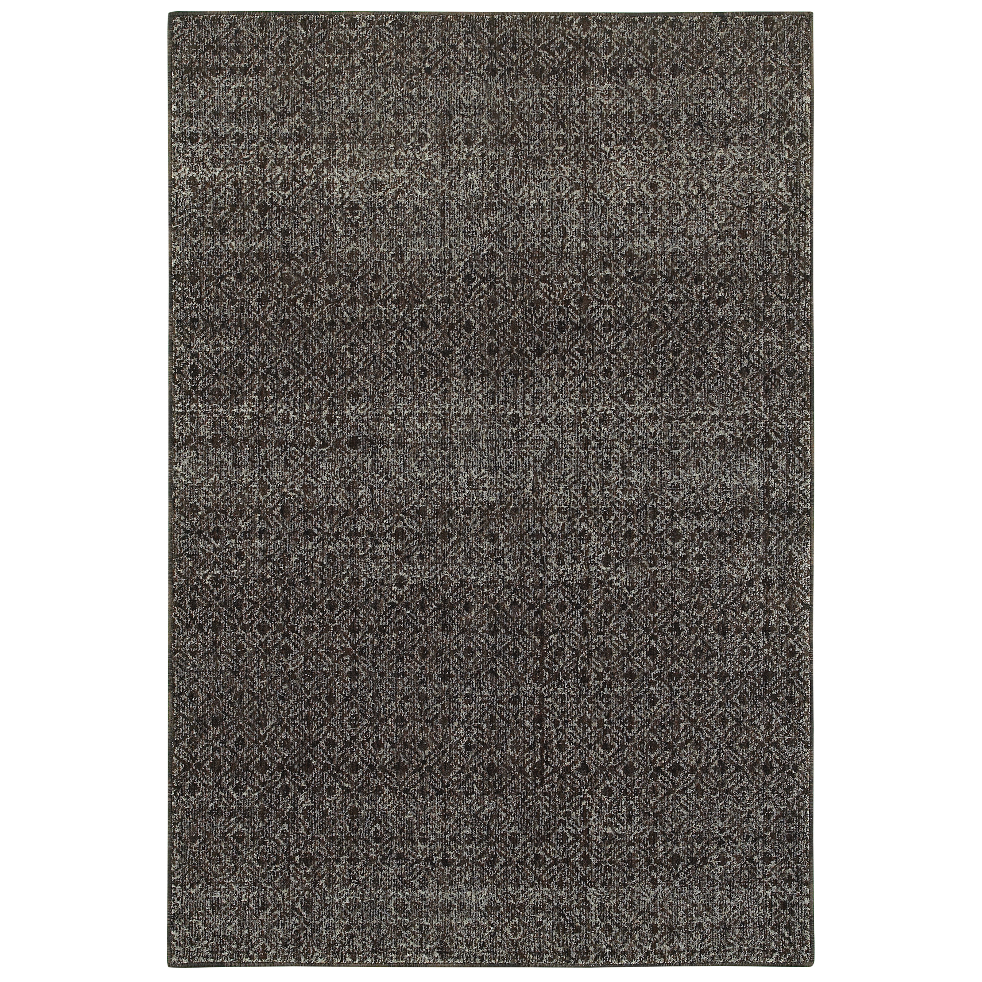 Area Rug | Oriental Weavers Atlas 8048q Black | Flooring Liquidators